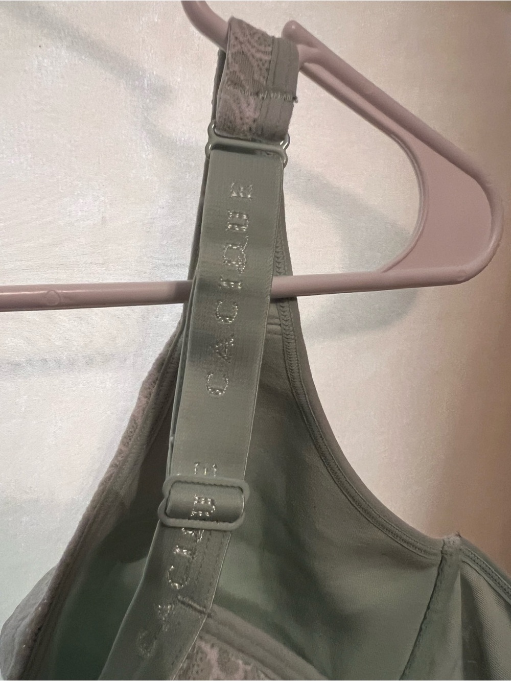 Lane Bryant Cacique Balconette Unlined Full Coverage Bra in Mint Green Sz 46C - Picture 5 of 7